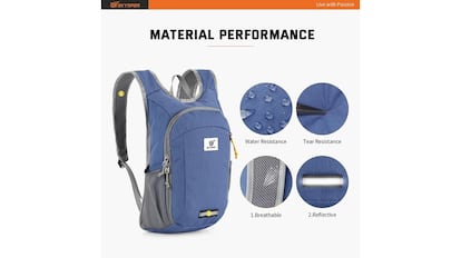 Esta mochila plegable es top ventas de Amazon.