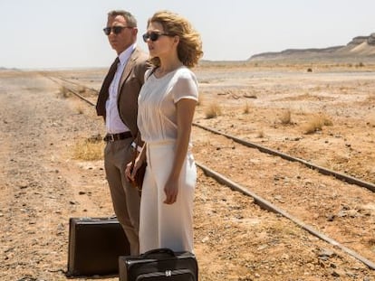 Daniel Craig e Lea Seydoux em uma cena do filme '007 Contra Spectre'.