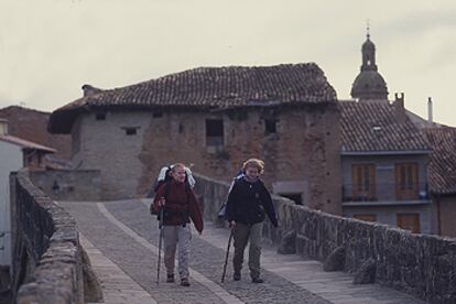 El invierno permite conocer el Camino de Santiago con más  sosiego que en los meses veraniegos, cuando se multiplica el número de peregrinos.