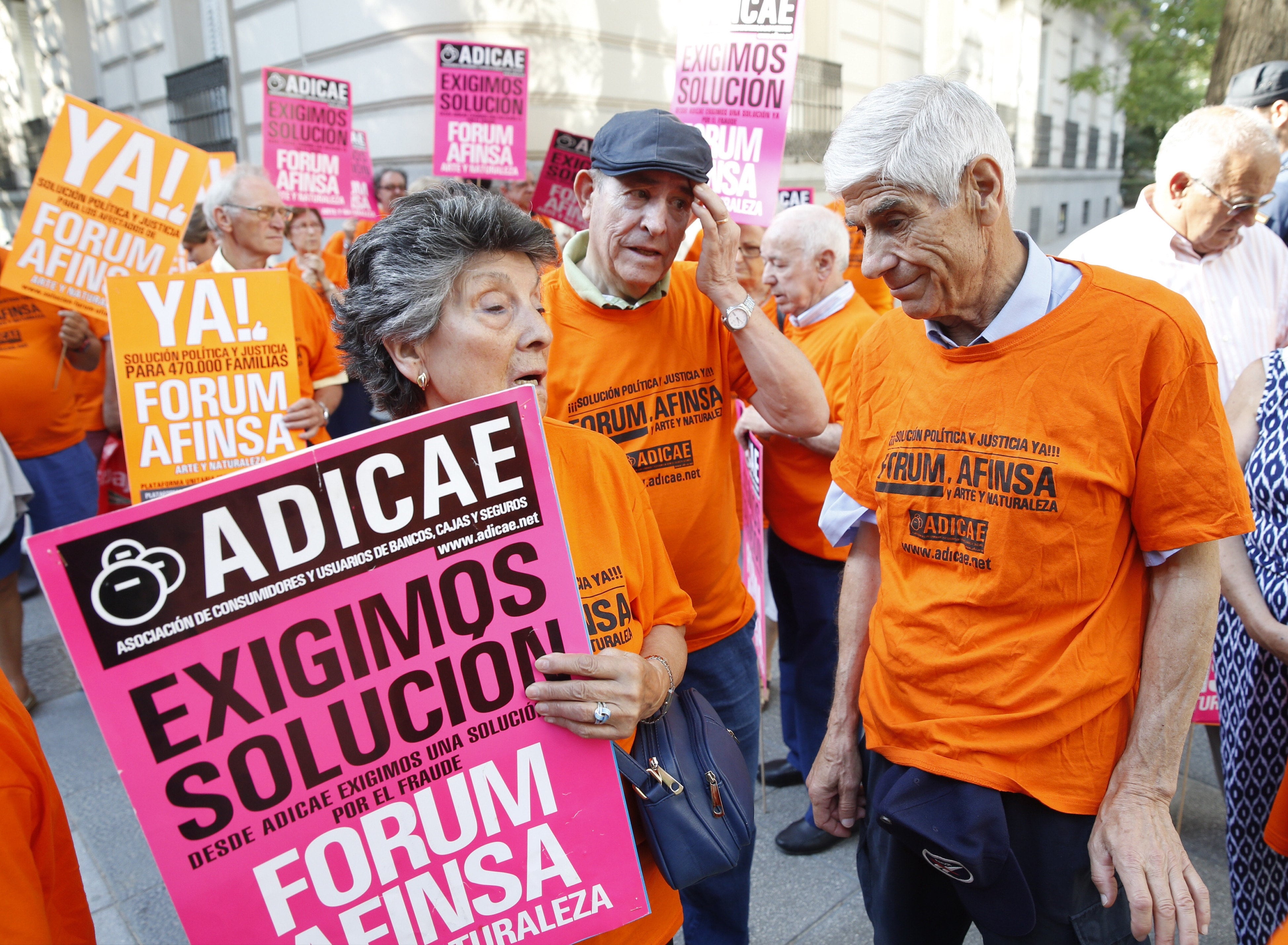 Afectados de Fórum Filatélico y Afinsa.