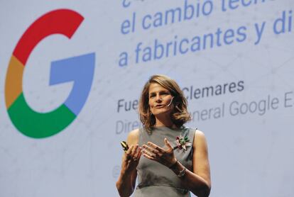 Fuencisla Clemares, directora general de Google para España y Portugal, en el congreso de la Asociación de Empresas del Gran Consumo.