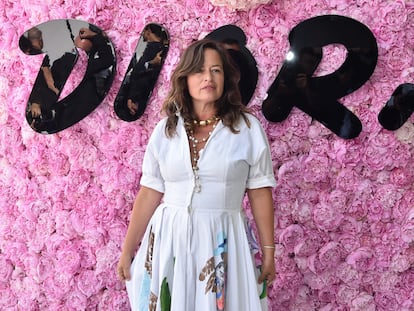 Jade Jagger en un desfile de Dior, el 23 de junio de 2018, en París.