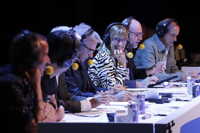 La expresentadora de 'La ventana' Gemma Nierga, en un momento del programa.