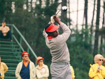 Lee Elder, en el Masters de 1975.