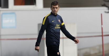 Tito Vilanova, en un entrenamiento del Barça.