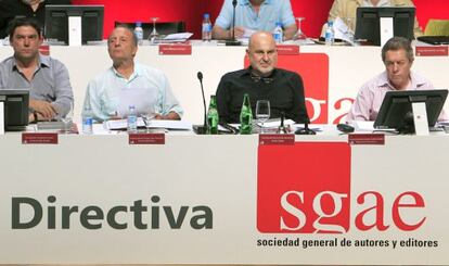 Asamblea general de la SGAE el pasado mes de junio. 