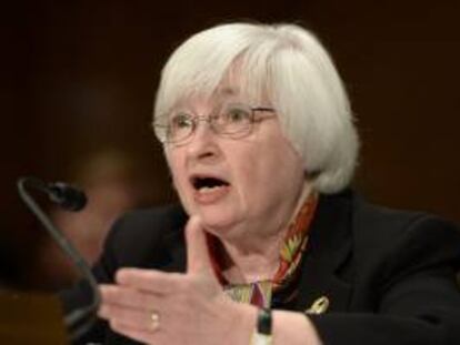 La presidenta de la Reserva Federal, Janet Yellen. EFE/Archivo