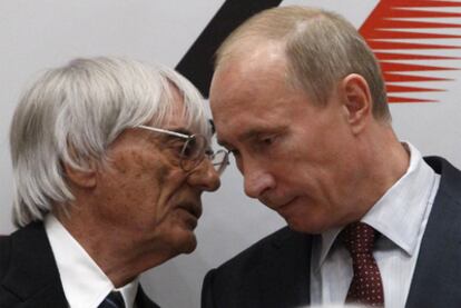 Ecclestone y Putin