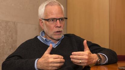 Barry Eichengreen, durante la entrevista.