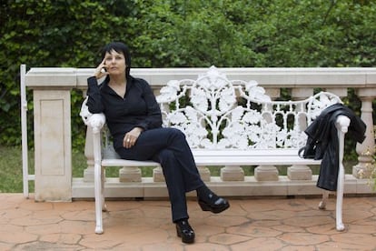 La escritora Chantal Maillard, en Málaga, en mayo pasado.
