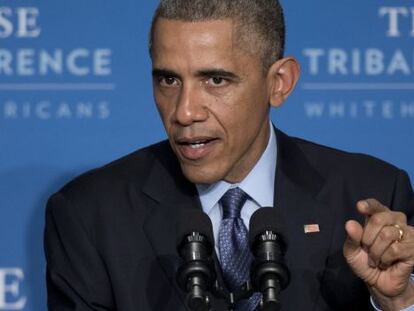 El presidente Obama este miércoles en Washington.