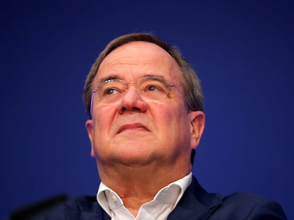El líder de la CDU, Armin Laschet, el 16 de octubre en Muenster (Alemania).