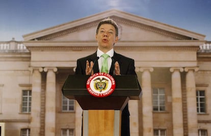 El presidente de Colombia, Juan Manuel Santos. 