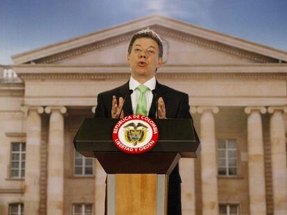El presidente de Colombia, Juan Manuel Santos.
