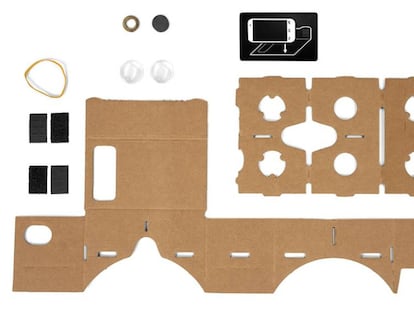 Google Cardboard VR.