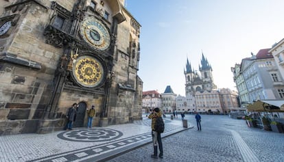 El reloj astronómico de Praga.