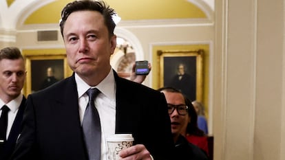 Elon Musk, la semana pasada en el Capitolio de Washington.