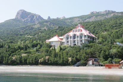 Vista panorámica de la dacha de Crimea en la que Gorbachov veraneaba en agosto de 1991.