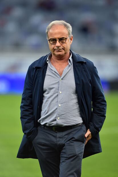 Luis Campos en el estadio del Toulouse en 2019.