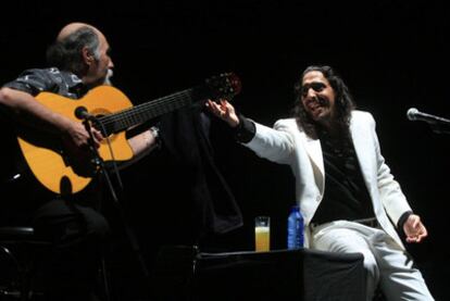 Diego <i>El Cigala</i> durante su concierto en La Mar de Músicas.