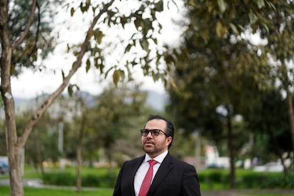 Alejandro Carranza durante una entrevista con EL PAÍS. 