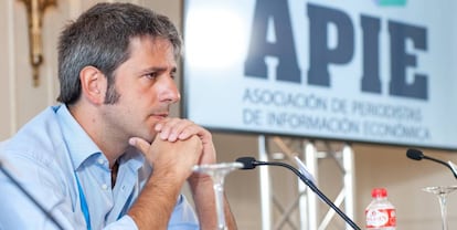Vicente Pascual, cofundador de Cabify, en un curso de economía en Santander. 