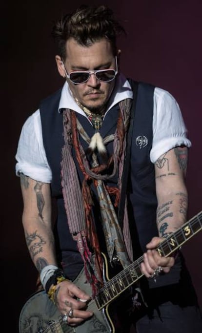 Johnny Depp, en Alemania.