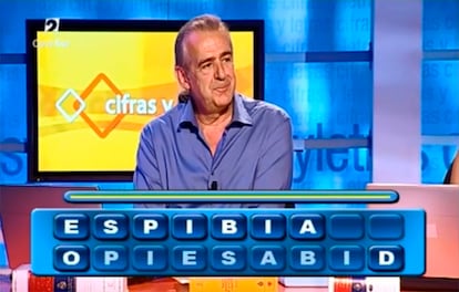 Antonio Elegido, en el programa 'Cifras y letras'.