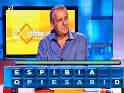 Antonio Elegido, en el programa 'Cifras y letras'.