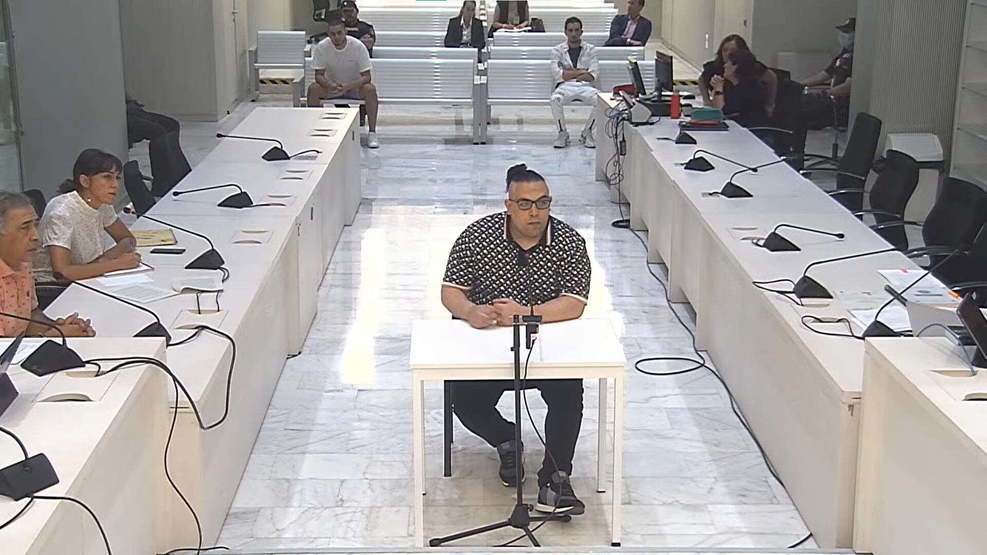 Abdel Bary, durante su declaración en el juicio de la Audiencia Nacional, el pasado 12 de julio.