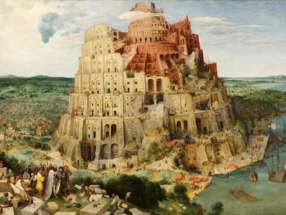 'La torre de Babel' (1563), óleo de Pieter Brueghel el Viejo de la colección del museo Kunsthistorisches de Viena