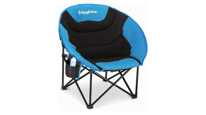 Silla de camping con diseño redondo