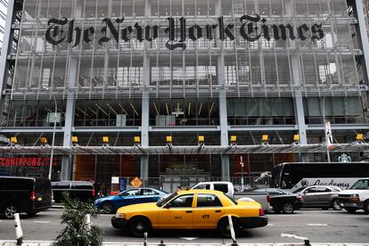 Sede de 'The New York Times', el 27 de octubre.