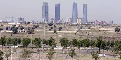 Parque Valdebebas, en Madrid.