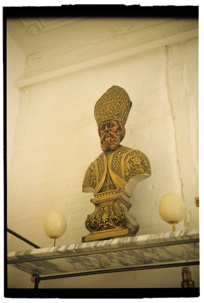 Busto de un obispo del s. XVII.