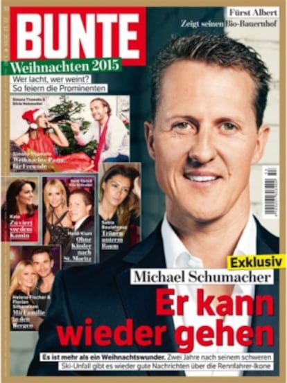 Portada de la revista 'BUNTE'.