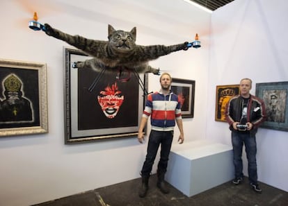El gato helicóptero de Bart Jansen