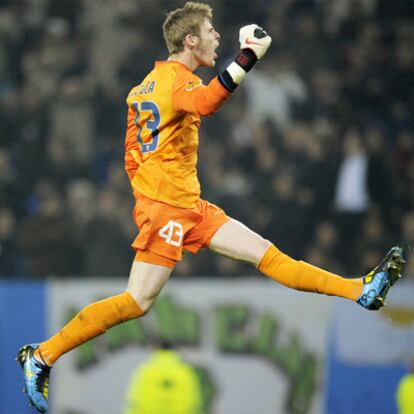 De Gea, durante un encuentro