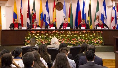 Sesión de la CIDH en febrero de 2016.