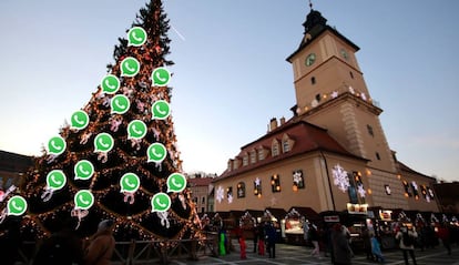 WhatsApp en Navidad