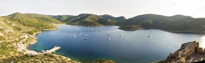 La isla de Cabrera, en Baleares.