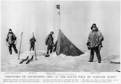 Las expediciones extremas de Robert Falcon Scott en el siglo XIX.