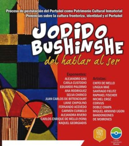 Cartaz do ciclo de conferências “Jodido Bushinshe. Do falar ao ser”