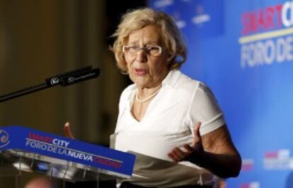 Madrid Mayor Manuela Carmena.