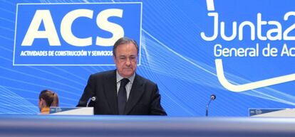 Florentino Pérez, presidente de ACS.