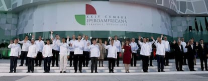 Dignitaries from Latin America and Spain gathered in Veracruz.