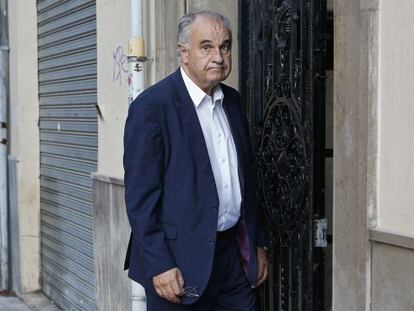 El exconsejero Rafael Blasco horas después de conocer la condena impuesta por el TSJ valenciano.