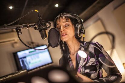 Mar&iacute;a de Medeiros durante la grabaci&oacute;n del disco &#039;Avanzadoras&#039;.