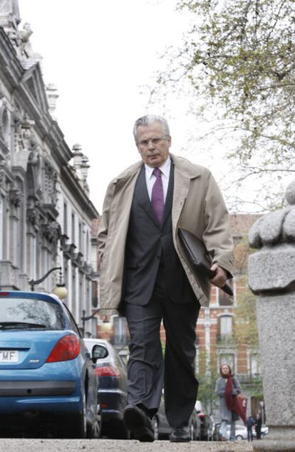 El juez de la Audiencia Nacional ha llegado al alto tribunal 15 minutos antes de la hora prevista.