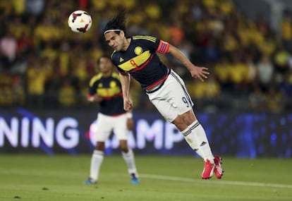 Falcao en un partido contra Kuwait. 